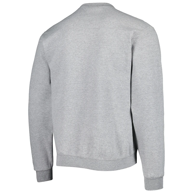 Men's Champion Heather Gray Maryland Terrapins High Motor Pullover Sweatshirt