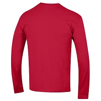 Men's Champion Maryland Terrapins Arch Over Logo 2-Hit Long Sleeve T-Shirt