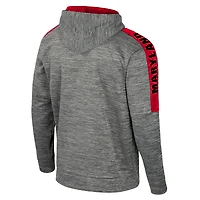 Sweat à capuche pour homme Colosseum Heather Grey Maryland Terrapins Dozer