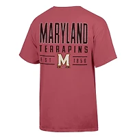 Men's ComfortWash  Red Maryland Terrapins Big Name T-Shirt