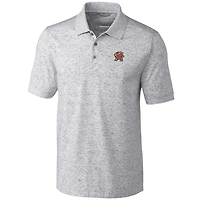 Men's Cutter & Buck Gray Maryland Terrapins Big Tall Advantage Space Dye Polo