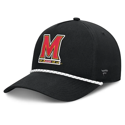 Men's Fanatics  Black Maryland Terrapins Undertone Rope Adjustable Hat