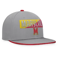 Casquette snapback grise Maryland Terrapins Duo pour homme
