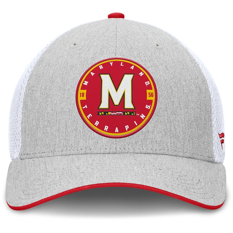 Men's Fanatics Heather Gray Maryland Terrapins Trigger Flex Hat