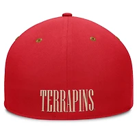 Men's Fanatics Red/Brown Maryland Terrapins NoBo Fitted Hat