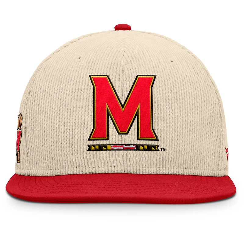 Men's Fanatics Tan Maryland Terrapins Catcher Snapback Hat