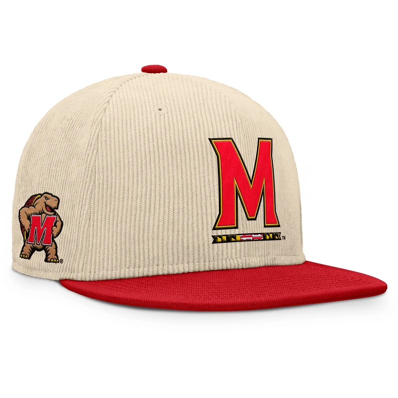 Men's Fanatics Tan Maryland Terrapins Catcher Snapback Hat