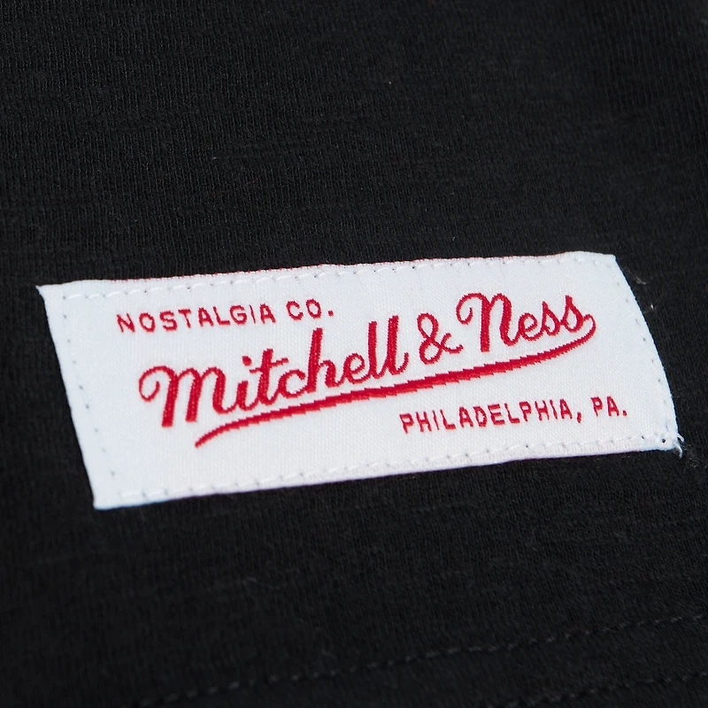 Men's Mitchell & Ness Black Maryland Terrapins Legendary Slub Raglan Long Sleeve T-Shirt