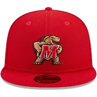 Men's New Era Red Maryland Terrapins 59FIFTY Fitted Hat