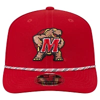 Casquette extensible à boutons-pression New Era Maryland Terrapins Gameday Multi-Rope 9SEVENTY pour homme