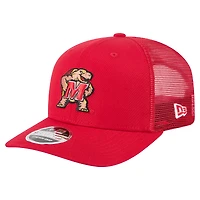 Casquette camionneur extensible à boutons-pression New Era Maryland Terrapins Primary 9SEVENTY pour homme
