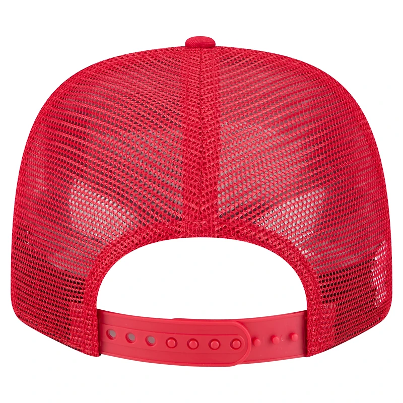 Men's New Era Red Maryland Terrapins Primary 9SEVENTY Trucker Stretch-Snap Hat