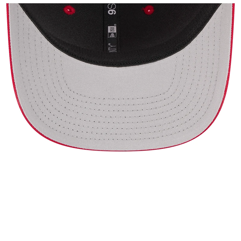 Men's New Era Red Maryland Terrapins Primary 9SEVENTY Trucker Stretch-Snap Hat