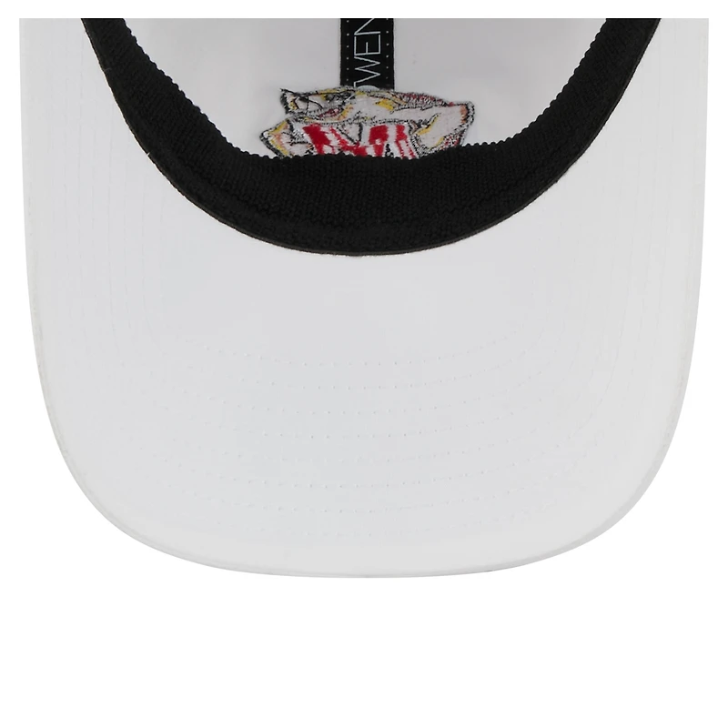 Men's New Era White Maryland Terrapins Active Ripstop 9TWENTY Adjustable Hat