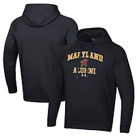 Men's Under Armour  Black Maryland Terrapins Alumni All Day Pullover Hoodie