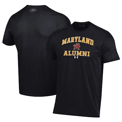 Men's Under Armour  Black Maryland Terrapins Alumni Performance T-Shirt