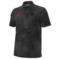 Polo ArmourFuse noir pour homme des Maryland Terrapins Freedom Collection Under Armour