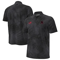Polo ArmourFuse noir pour homme des Maryland Terrapins Freedom Collection Under Armour