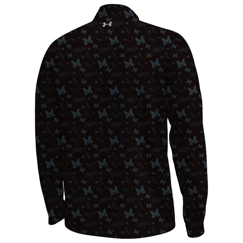 Men's Under Armour Maryland Terrapins Gameday Armourfuse Half-Zip Top