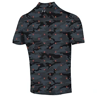 Polo Under Armour noir Maryland Terrapins Gameday Armourfuse pour homme