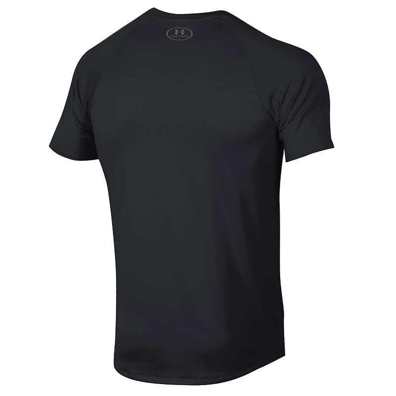 Men's Under Armour Black Maryland Terrapins Lacrosse Icon Raglan Performance T-Shirt