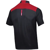 Veste à demi-zip Under Armour Maryland Terrapins Motivate pour homme noire