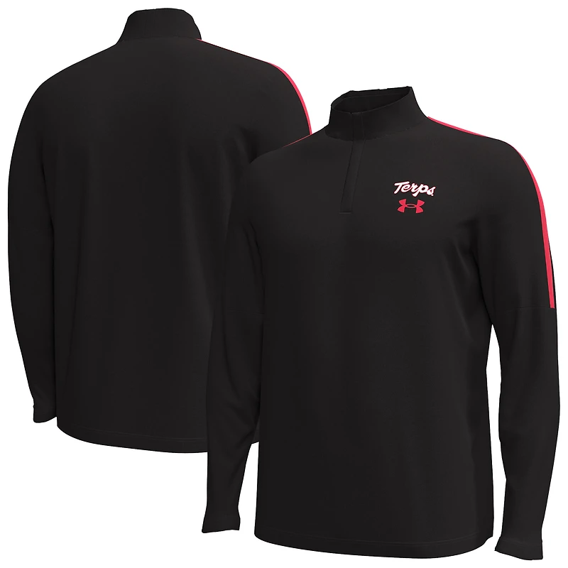 Men's Under Armour Maryland Terrapins Playoff Performance Quarter-Zip Jacket