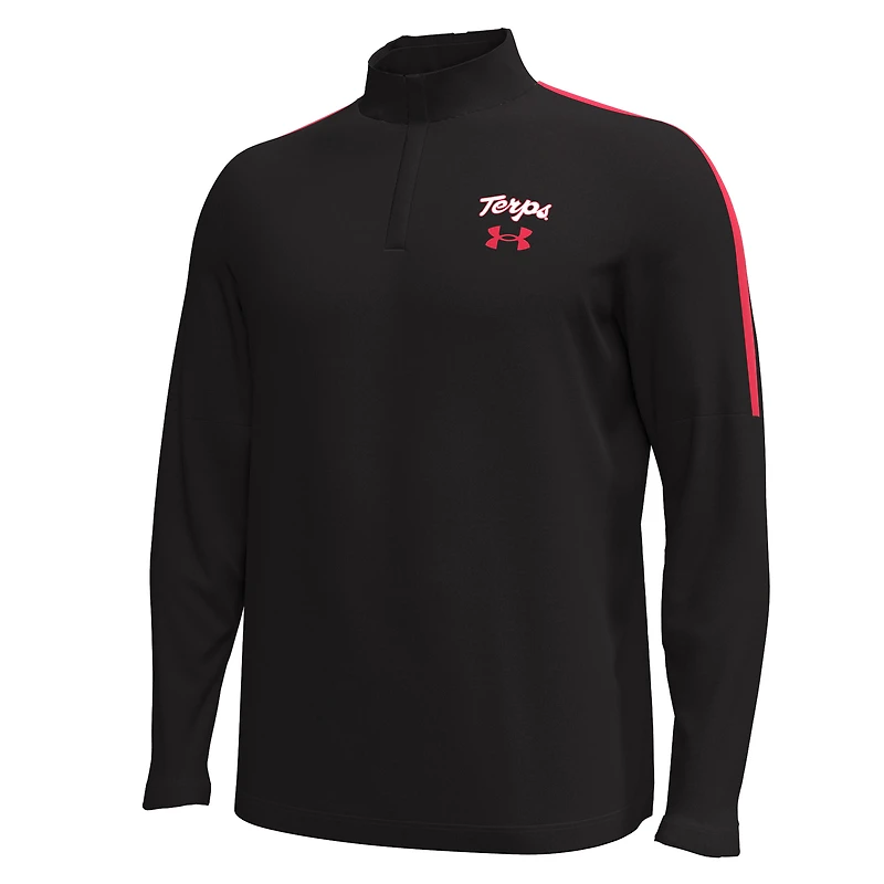 Veste à glissière quart de tour Maryland Terrapins Playoff Performance pour homme Under Armour