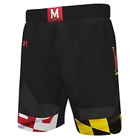Short de basket-ball réplique Under Armour Maryland Terrapins noir pour homme