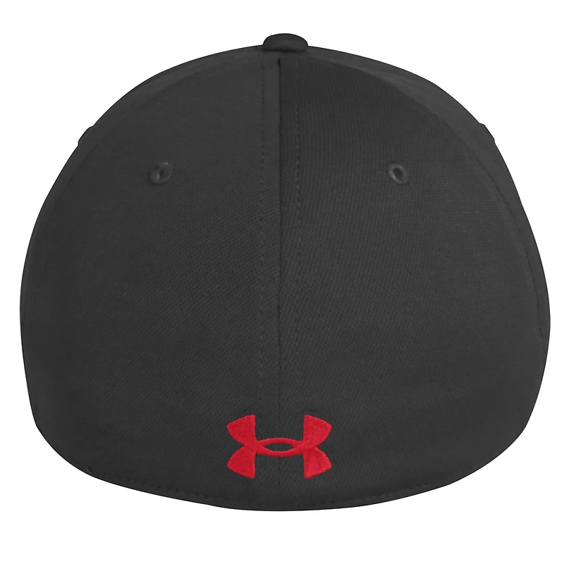 Men's Under Armour Black Maryland Terrapins Sideline Blitzing Accent Iso-Chill Flex Hat