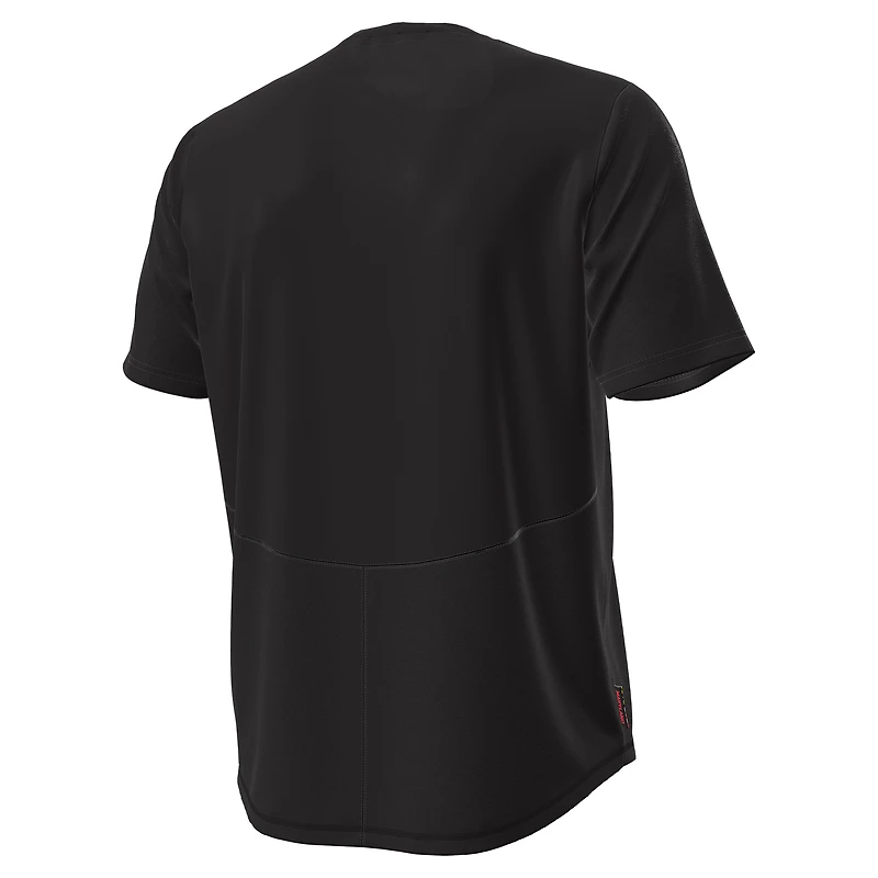 T-shirt noir Under Armour Maryland Terrapins Sideline Knockout pour homme