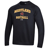 Sweat-shirt en molleton noir Under Armour Maryland Terrapins All Day Arch pour homme