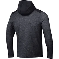 Men's Under Armour Black Maryland Terrapins Survivor Fleece Hoodie Quarter-Zip Jacket