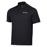 Men's Under Armour Black Maryland Terrapins T2 Green Day Polo