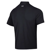 Men's Under Armour Black Maryland Terrapins T2 Green Day Polo