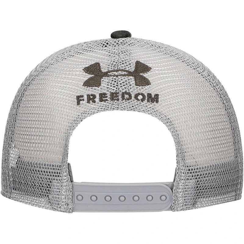 Men's Under Armour Camo Maryland Terrapins Freedom Collection Blitzing Performance Trucker Hat