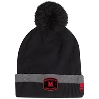 Bonnet à revers et pompon Under Armour Maryland Terrapins Freedom Collection pour homme, couleur charbon