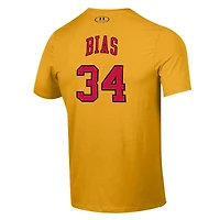 Men's Under Armour Gold Maryland Terrapins Len Bias Performance T-Shirt