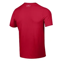 T-shirt Under Armour Maryland Terrapins 2023 Sideline Performance pour homme rouge