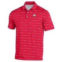 Polo Armourfuse Gameday rouge des Maryland Terrapins pour homme