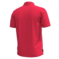 Polo Performance à rayures sur la poitrine pour homme Under Armour Maryland Terrapins Playoff White