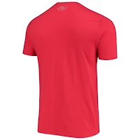 Under Armour Maryland Terrapins School Logo Performance T-shirt en coton rouge pour homme