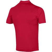 Men's Under Armour Red Maryland Terrapins Tee To Green Stripe Polo