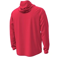 Men's Under Armour Red Maryland Terrapins Unstoppable Performance Fleece Hoodie Half-Zip Jacket