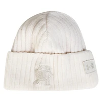 Men's Under Armour  Stone Maryland Terrapins Sideline Halftime Shallow Cuffed Knit Hat