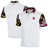 Men's Under Armour Maryland Terrapins Gameday Armourfuse Polo