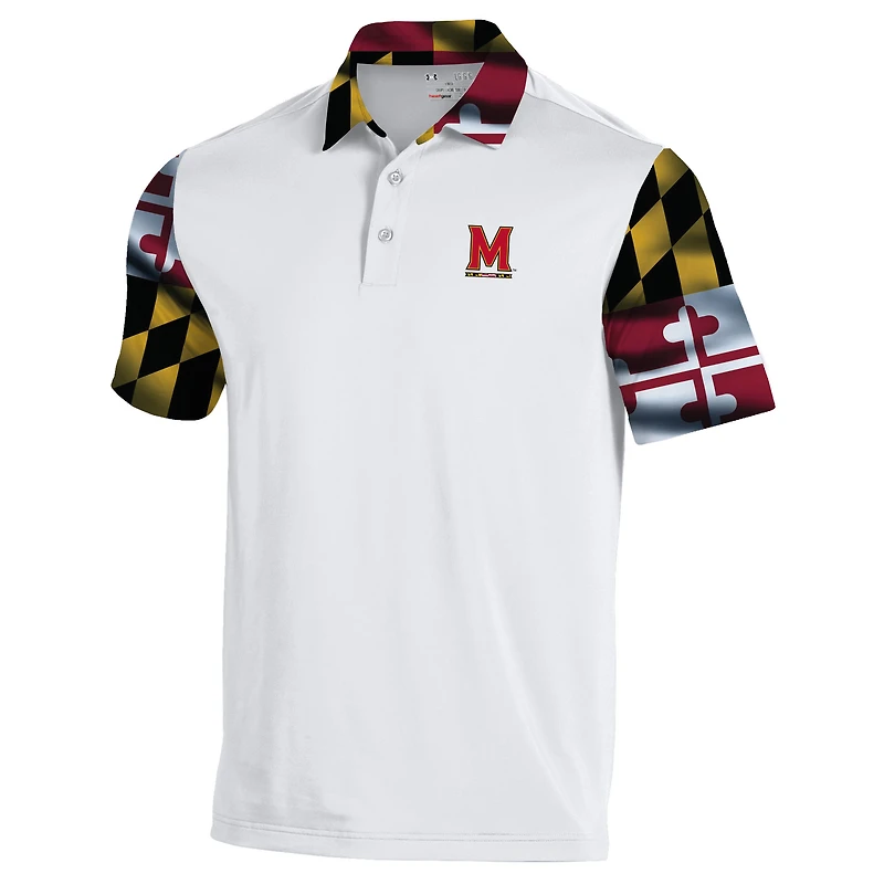 Men's Under Armour Maryland Terrapins Gameday Armourfuse Polo