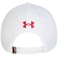 Men's Under Armour  White Maryland Terrapins Sideline Drive Rope Adjustable Hat