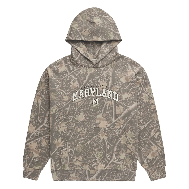 Men's Uscape Apparel Camo Maryland Terrapins Back Bay Fleece Hoodie