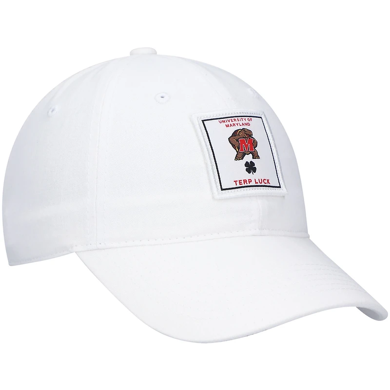 Men's White Maryland Terrapins Dream Adjustable Hat